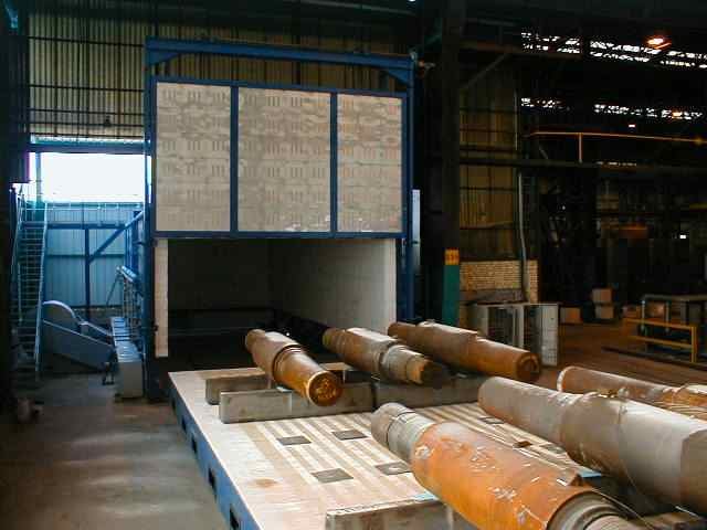 Furnace for Heat Treating Steel Rolls